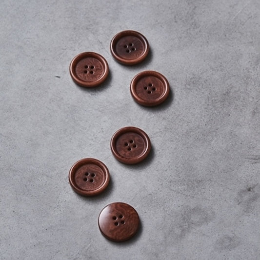 Meet Milk - 25mm Dish Corozo Button - Various Colors