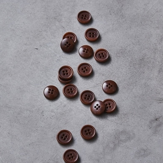 Meet Milk - 15mm Dish Corozo Button - Various Colors
