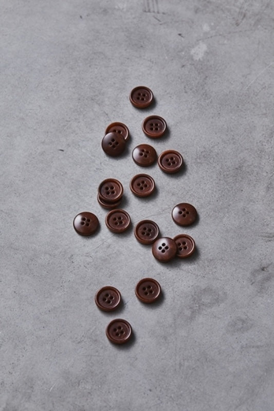 Meet Milk - 15mm Dish Corozo Button - Various Colors