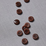 Mind the Maker - Corozo Buttons - 11mm - Four Hole - Various Colors