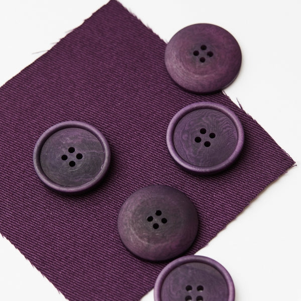 Mind the Maker - Corozo Buttons - 28mm - Four Hole - Various Colors
