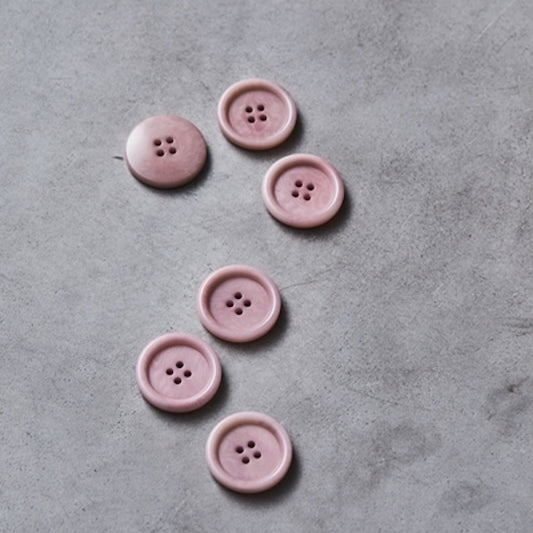 Meet Milk - 25mm Dish Corozo Button - Various Colors