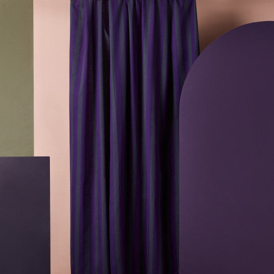 Atelier Brunette - Ray - Cotton Stripe - Majestic Purple