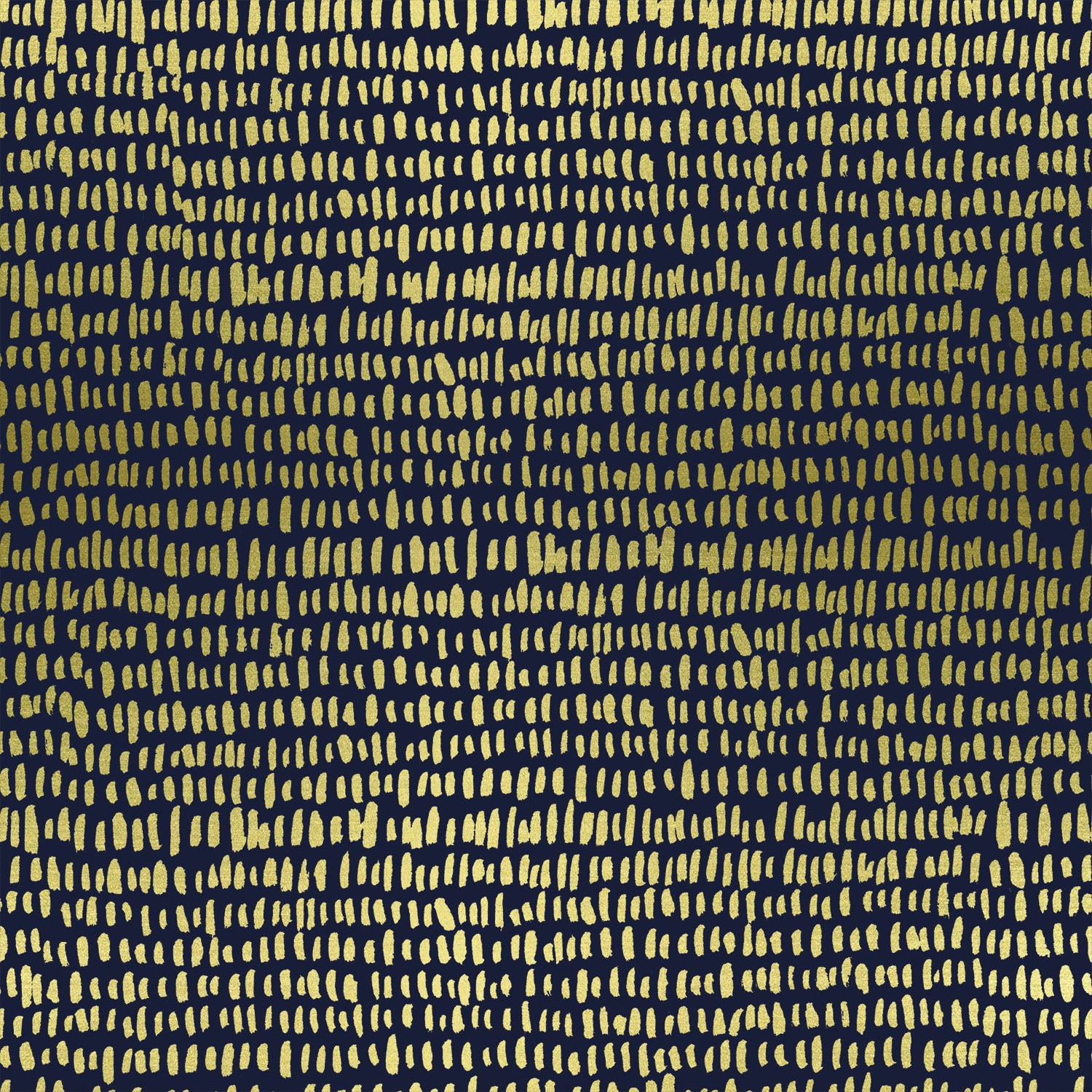 Cotton + Steel - Cotton Lawn - Wildwood - Hatchmarks - Navy Metallic