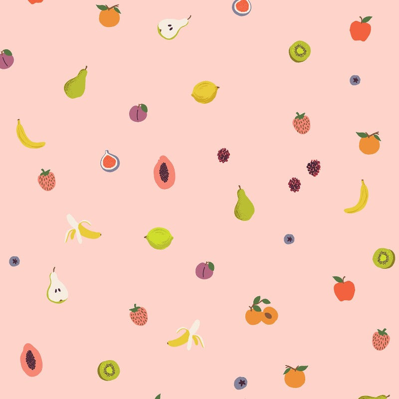 Rifle Paper Co. - Orchard - Fruit Orchard - Blush Fabric