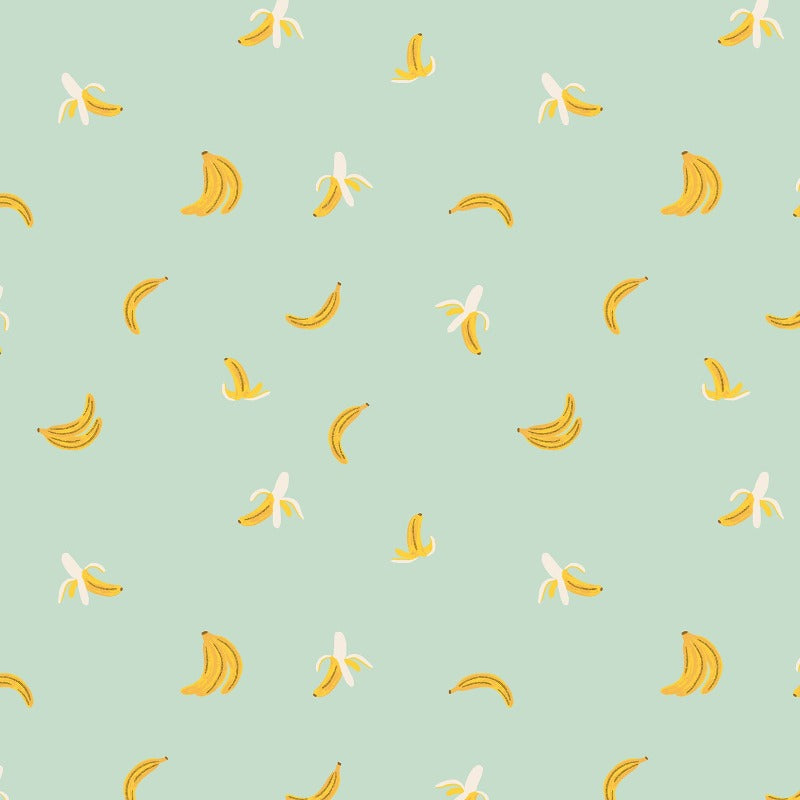 Rifle Paper Co. - Orchard - Bananas - Mint fabric