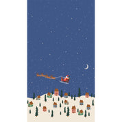 Cotton + Steel - Rifle Paper Co. - Holiday Classics - Santa's Sleigh - Navy