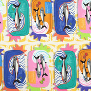 Fabric Godmother - Sardinia Viscose & Linen - Multi