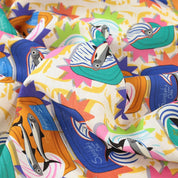 Fabric Godmother - Sardinia Viscose & Linen - Multi