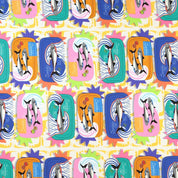 Fabric Godmother - Sardinia Viscose & Linen - Multi