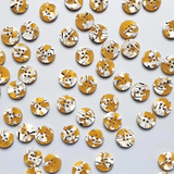 Pigeon Wishes - 15mm Button - Savannah