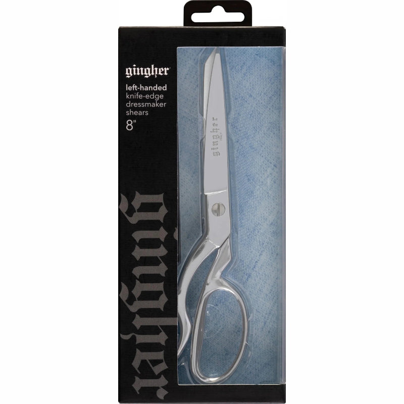 Left-Handed Gingher Knife Edge Dressmaking Shears - 8"