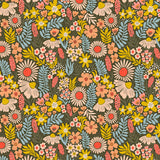 Cotton + Steel - Petals in the Sun - Where the Flowers Grow - Earth