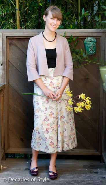 Decades of Style - #3004 1930s Shaped Seam Skirt - PDF and Printed Pattern