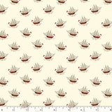 Marcus Fabrics - Kindred Konversations - Ship - Cream