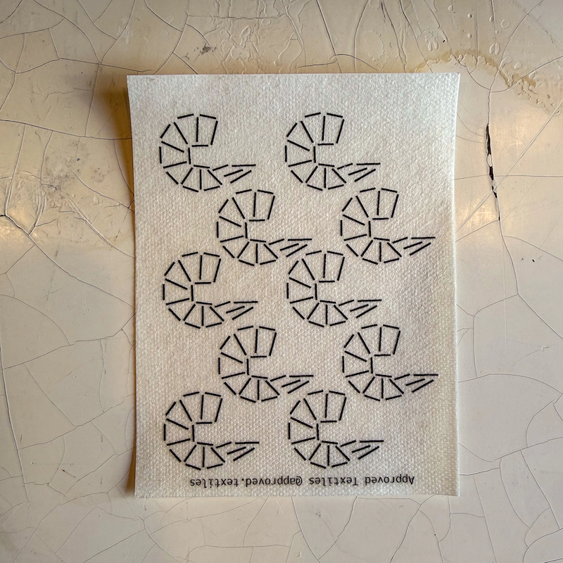 Approved Textiles - Mending & Embellishment Transfer - Shrimpshiko
