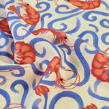 Fabric Godmother - Port Isaac Viscose & Linen - Cream