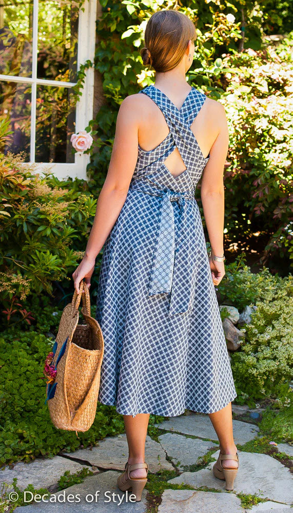 Decades of Style - #4003 1940s Siren Sundress - PDF and Printed Pattern