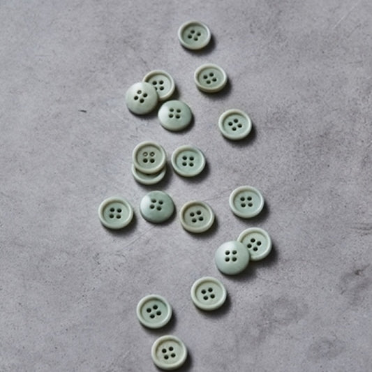Meet Milk - 15mm Dish Corozo Button - Various Colors