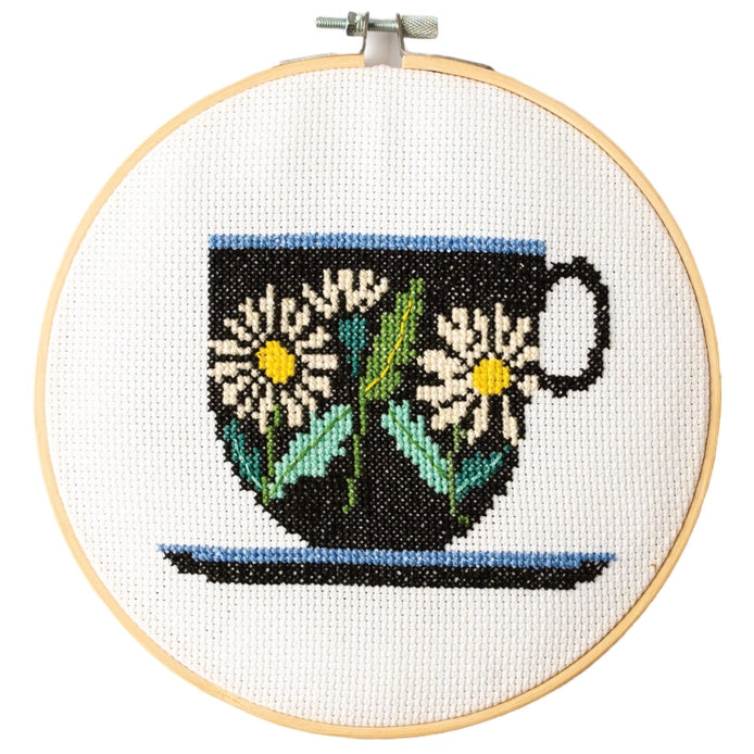 Cotton Clara - Cross Stitch - Brie Harrison Tea Cup