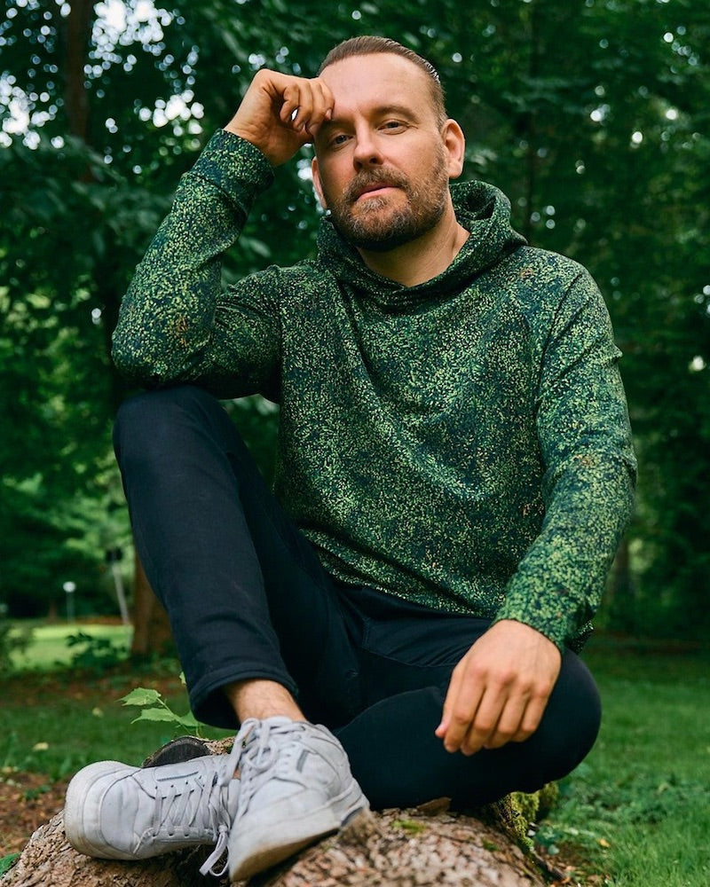 Paapii - Organic Cotton Sweatshirt Knit - Moss