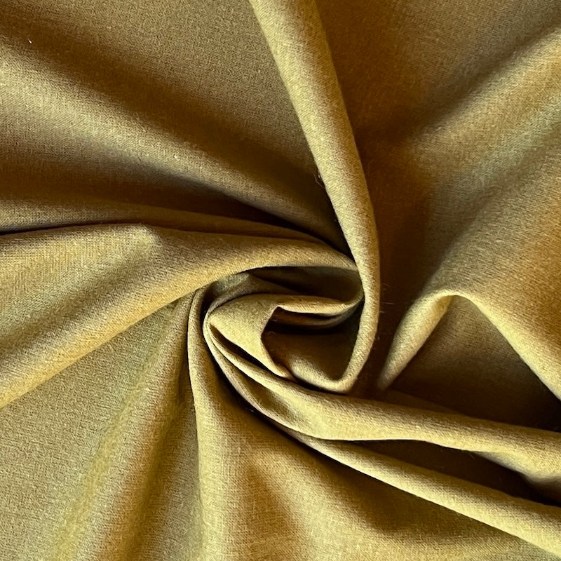 Kokka - Rayon Hemp Canvas - Caramel & Golden Yellow