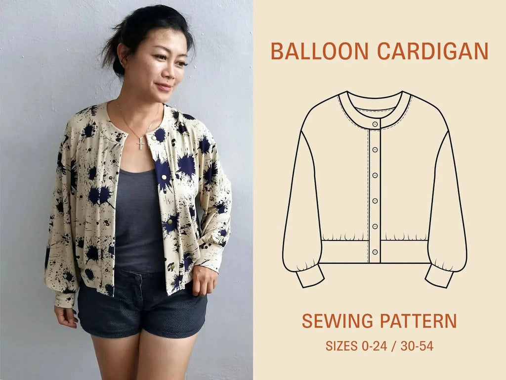 Wardrobe By Me - Balloon Cardigan - Size 0-24