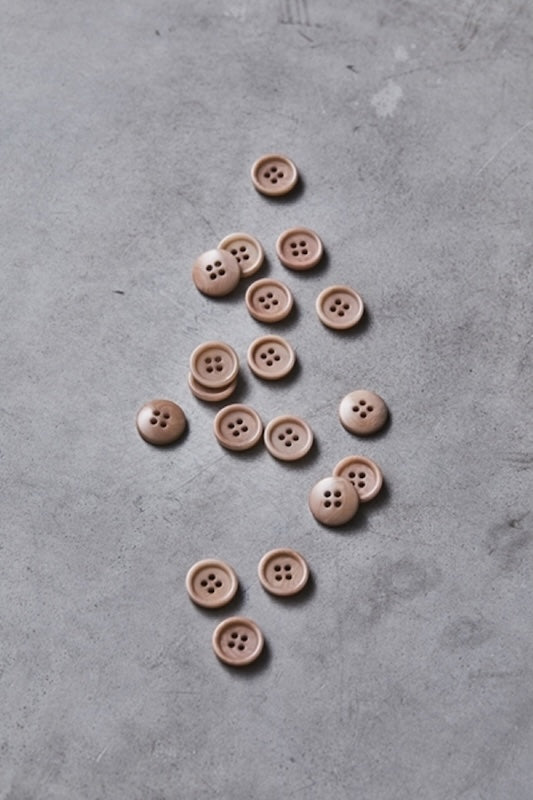 Meet Milk - 15mm Dish Corozo Button - Various Colors
