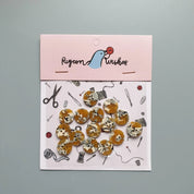 Pigeonwishes - 15mm Shirting Button Set - Various Colors/Shapes