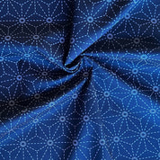 Ayatex - Washout Sashiko - Asanoha - Navy