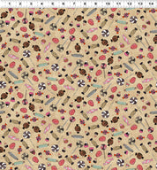 SALE - Clothworks - Faboolous - Candy - Light Caramel