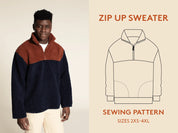 Wardrobe By Me - Zip-Up Sweater - 2XS-4XL