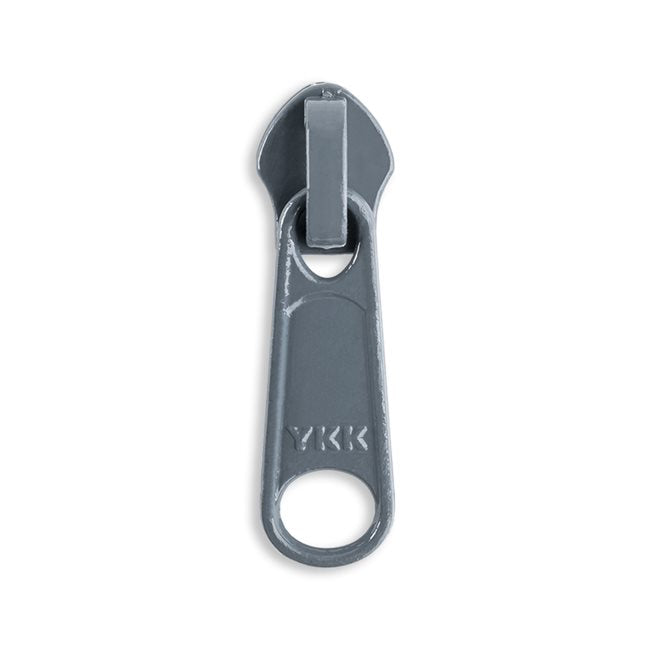 YKK #5 Metal Long Pull Zipper Pull Sliders - Various Colors