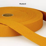 Cotton Webbing - 1 1/2" (40mm) - Various Colors