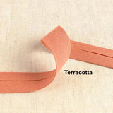 Bias Tape - 27mm (1") - Double Gauze - Various Colors