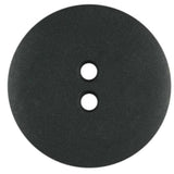 Dill - Two Hole Button - 13mm - Matte Black
