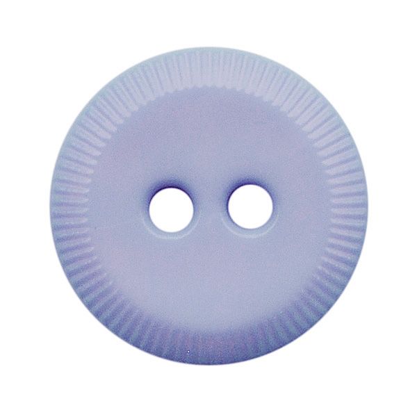 Dill - Plastic Etched Rim Light Blue Button - 13mm