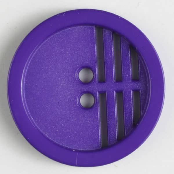 Dill -  Purple Half Cut Outs Button - 20mm