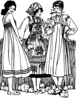 Folkwear - Russian Settlers' Dress - 128