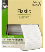 Dritz - 1 1/2" No-Roll Elastic - White
