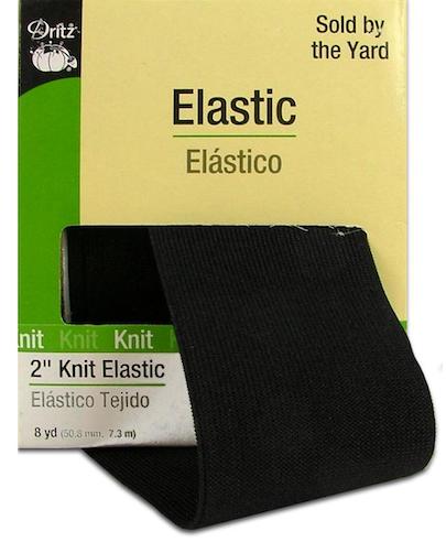 Dritz - 2" Knit Elastic - Black (DNR)