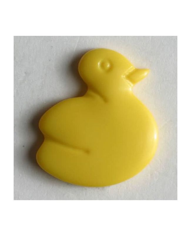 Dill - Yellow Duck Button - 14mm