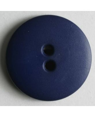 Dill - Matte Navy Two Hole Button - 13mm