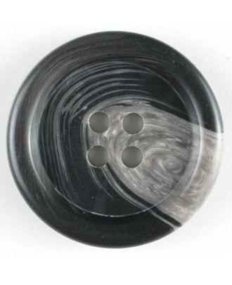 Dill - Matte Grey Tortoise Shell Button - 9mm