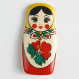 Dill - Matryoshka Button - 40mm