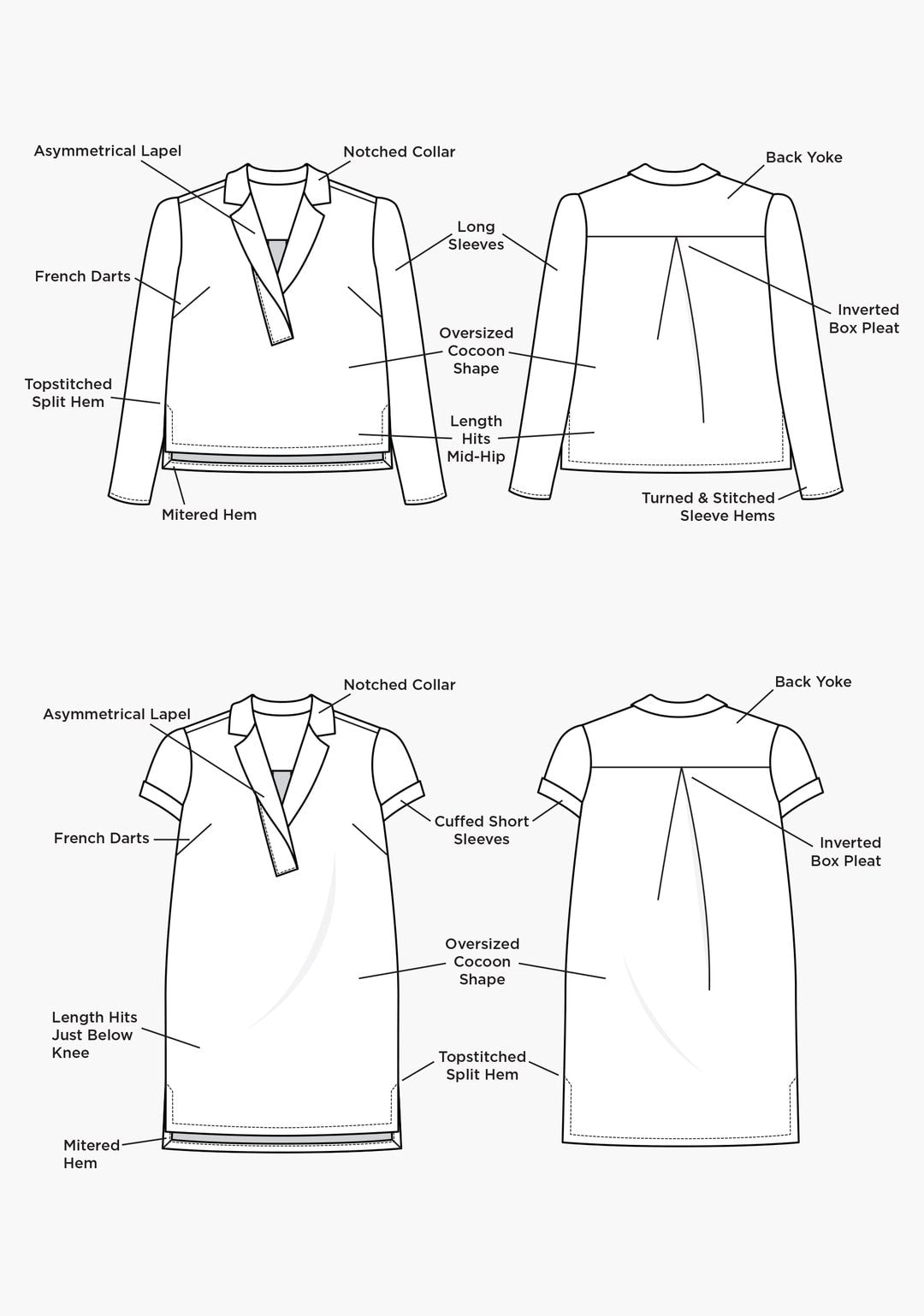 Grainline - Augusta Shirt and Dress