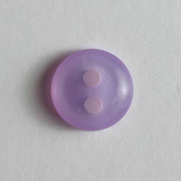 Dill - Teeny Tiny Lilac Two Hole Button - 8mm
