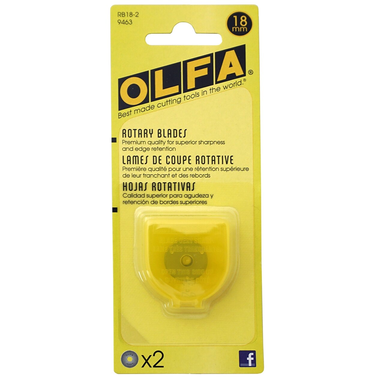 Olfa - Replacement Rotary Blades - 2-pack - Various Sizes