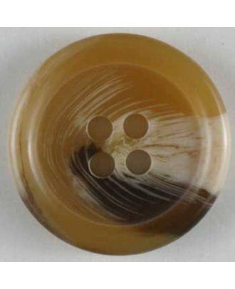 Dill - Semi Gloss Tortoise Shell Button - 13mm