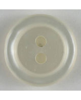 Dill - Small White Pearly Button - 14mm